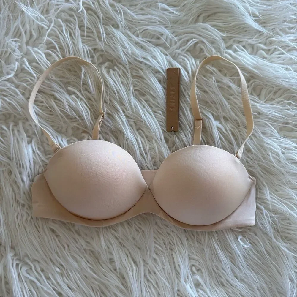 Skims Ultimate Push Up Strapless Bra Sand Size 34C - Picture 2 of 6